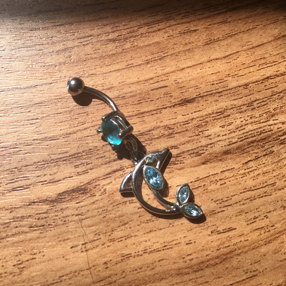 Dolphin Belly Button Ring