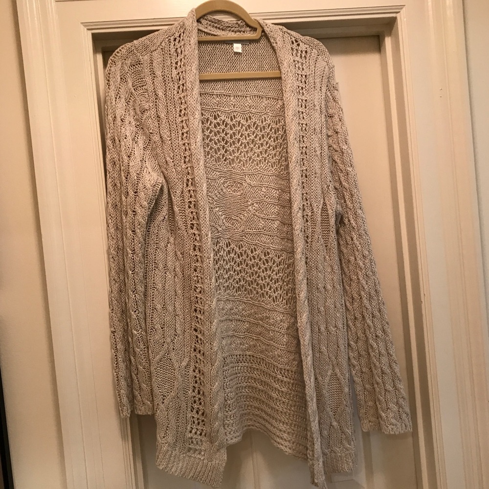 Tan cotton sweater