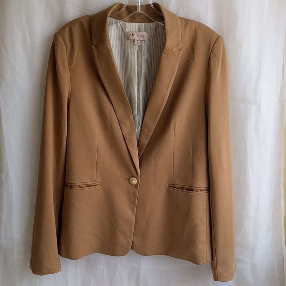 Camel Colored Blazer NWOT