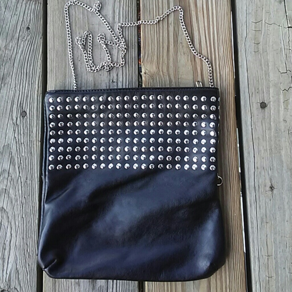 Studded Black H&M CrossBody Bag
