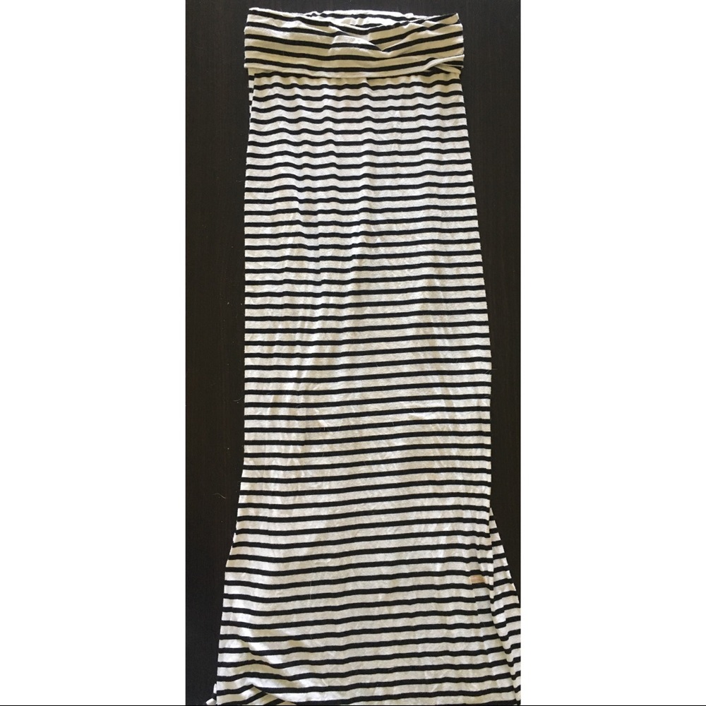 Nollie striped maxi skirt