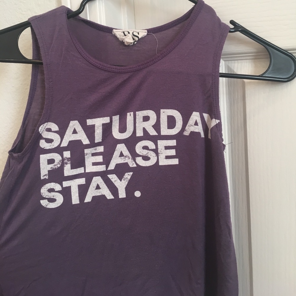 Tillys purple tank