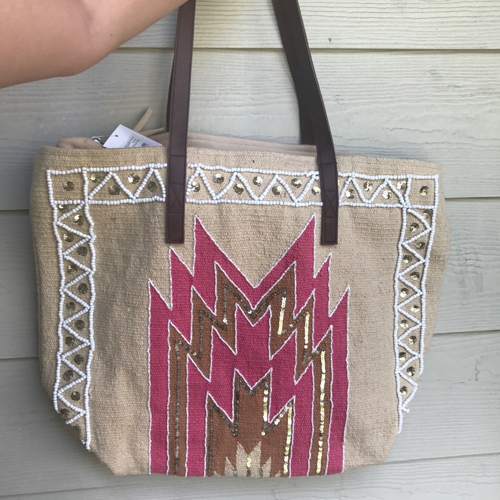Bohemian Sequin Tote