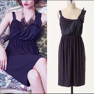 Deletta "Boughton" Navy Blue Bow Dress size large