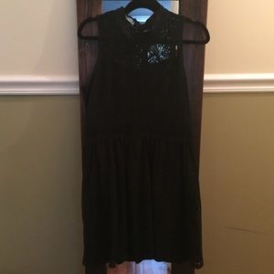 🔵 Maurices Black Lace Dress