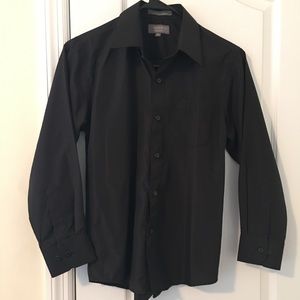 Boys Black Dress Shirt (NWOT)