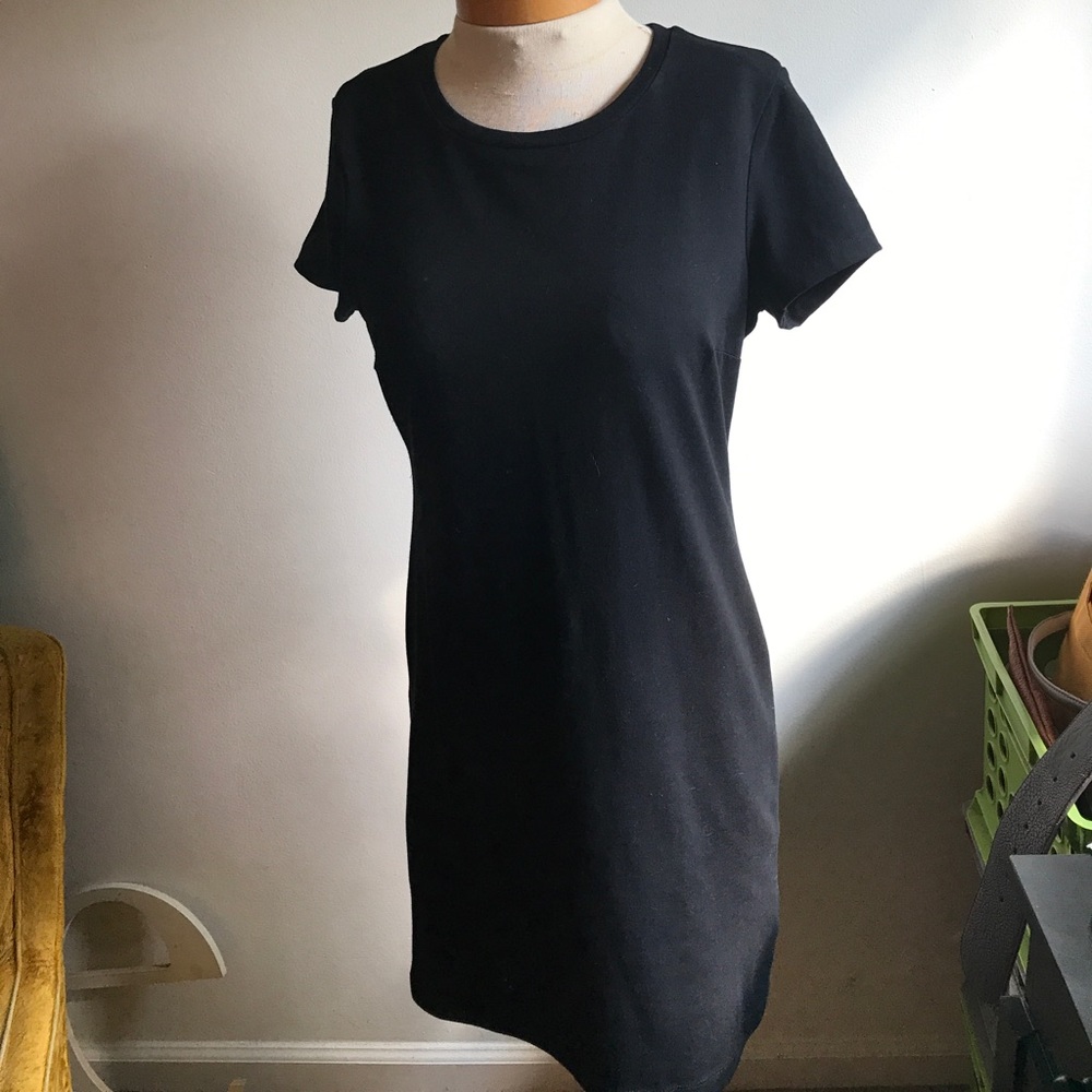 Stretchy black sheath dress - Picture 1 of 3