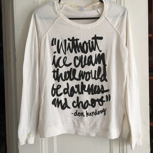 “Ice Cream" Long-sleeve Tee - S