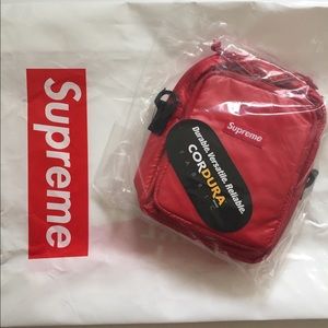 Supreme Red Shoulder Bag
