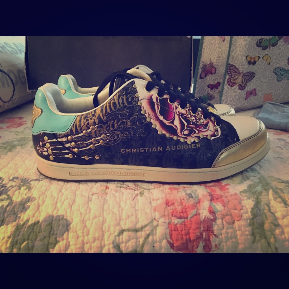 Christian Audigier Men's Sneakers Size 12M