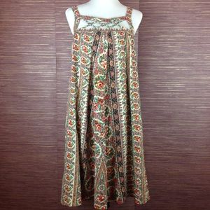 Unique Floral Print Boho Dress