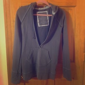 Blue Abercrombie Hooded Sweatshirt SZ M