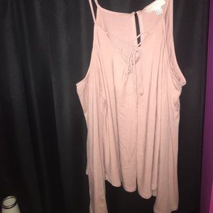 Forever 21 Plus Off The Shoulder Cut Out Blouse