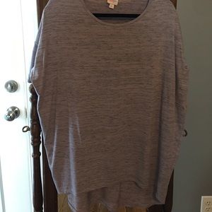 Never worn purple with tiny black stripes Irma