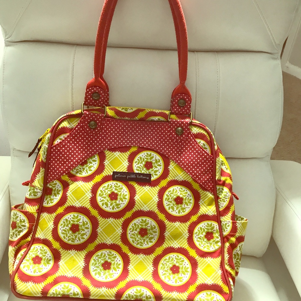 Petunia Pickle Bottom Sashay Satchel - Rare print