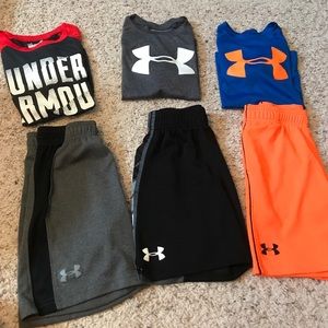 Boys size 4 Under Armour Lot