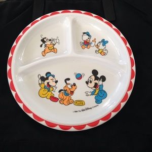 Mickey Mouse Disney plate