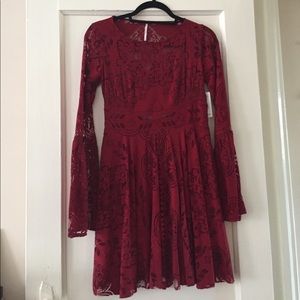 Free People Lace Bohemian Dress