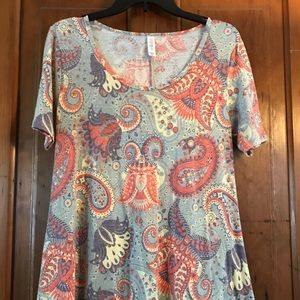 Lularoe Paisley Print Perfect T