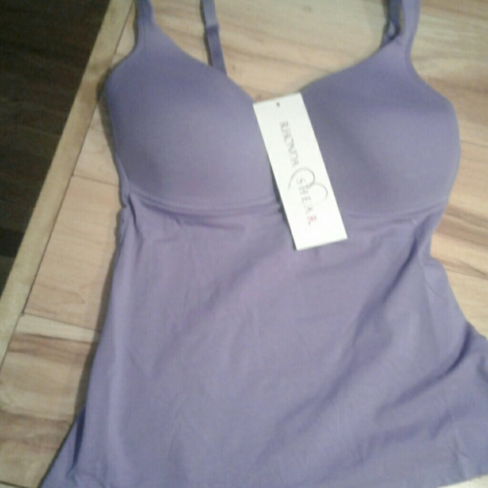 Purple shaper top
