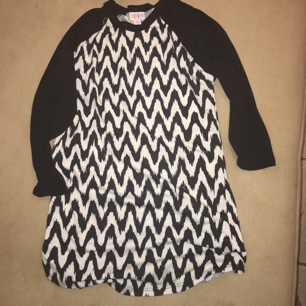 Black and White Chevron LulaRoe Randy