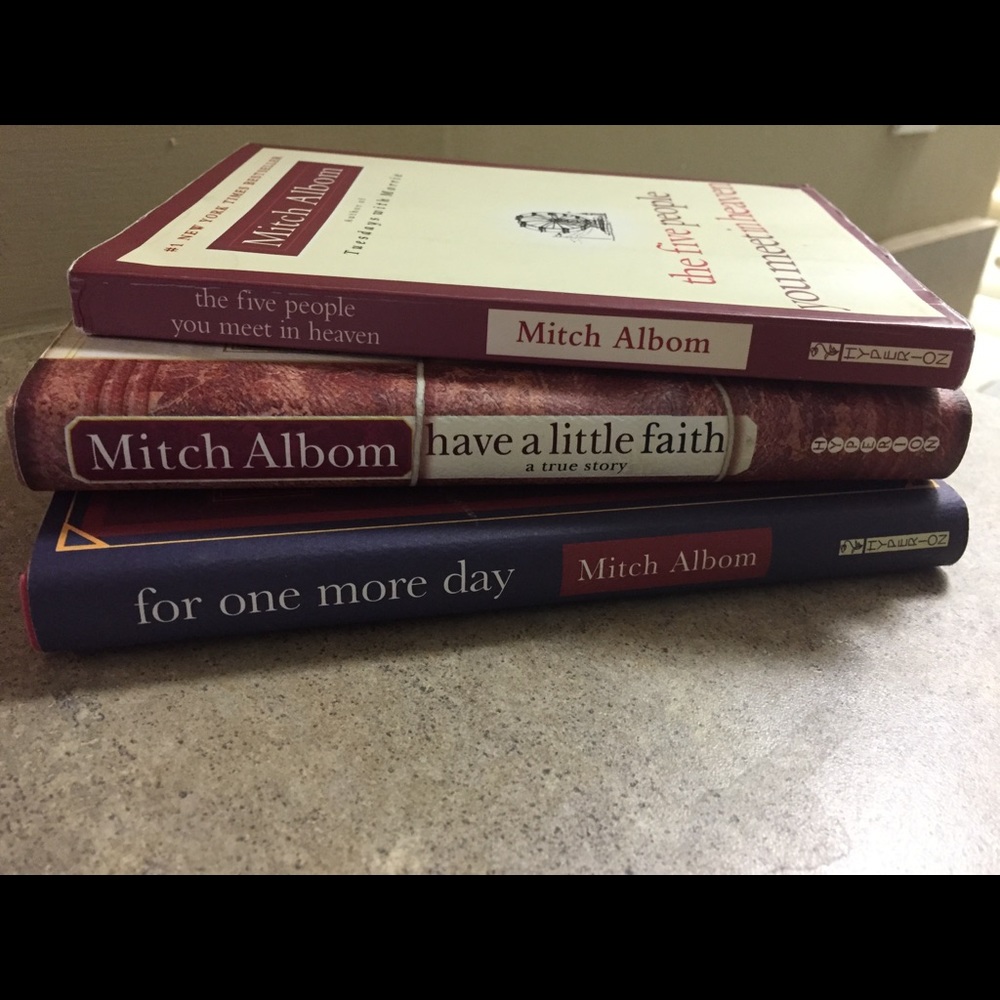 Best Selling author Mitch Albom novels!