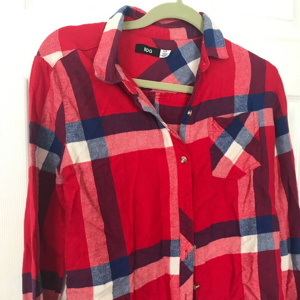 BDG Flannel Button Down Shirt