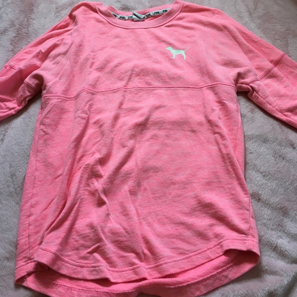 Pink jersey long sleeve