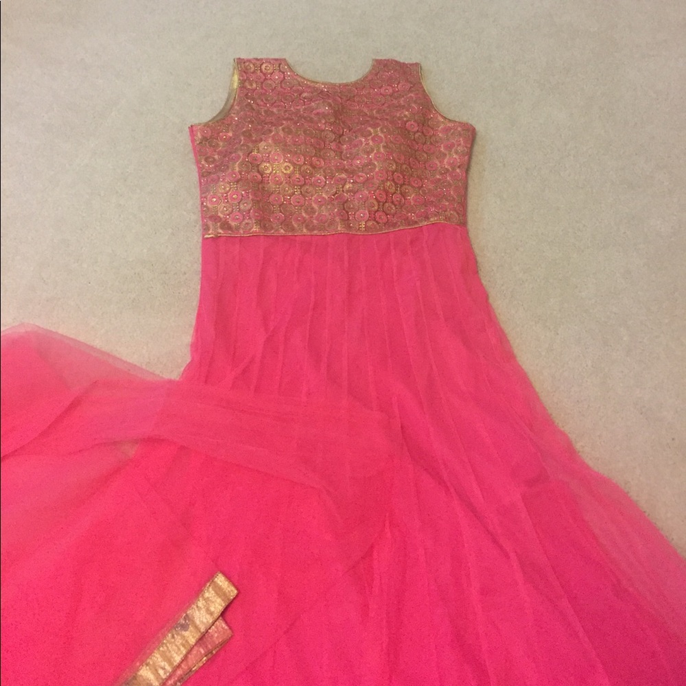 Anarkali suit ... Beautiful hot pink