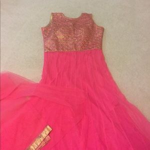 Anarkali suit ... Beautiful hot pink