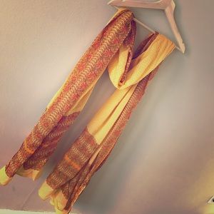 Printed Indian cotton scarf