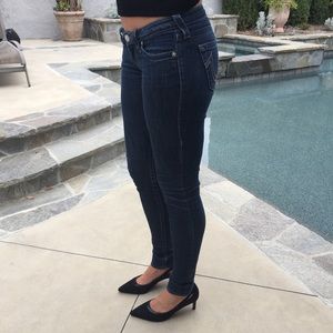 True religion low rise skinny jeans size 28