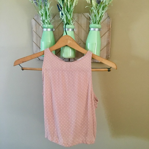 Brandy Melville Tops - ❌Gifted❌Brandy Melville Polka Dot Top