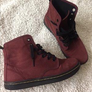 Burgundy Dr. Martens