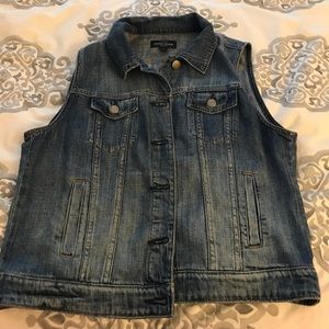 J Crew denim vest
