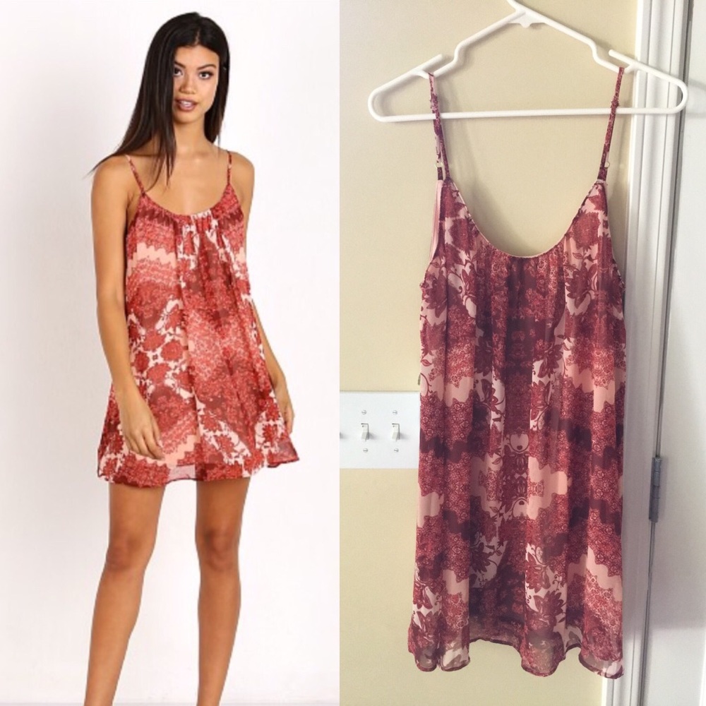*SOLD* Show Me Your MuMu Mini Dress in Happy Henna