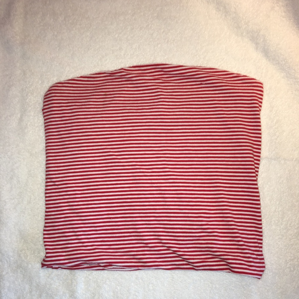 BM Red / White Striped Jenny Tube Top