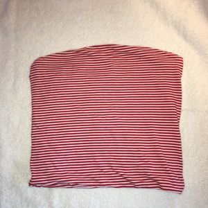 BM Red / White Striped Jenny Tube Top