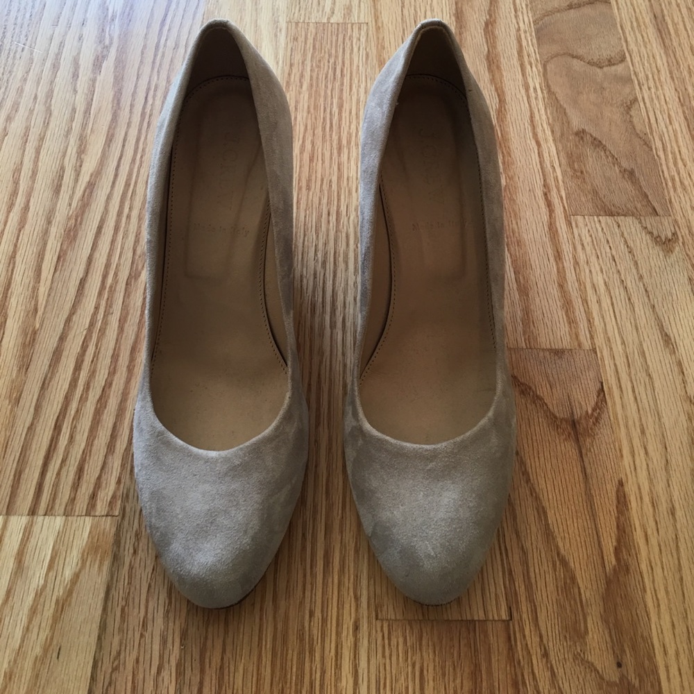 JCrew Martina Suede Wedge