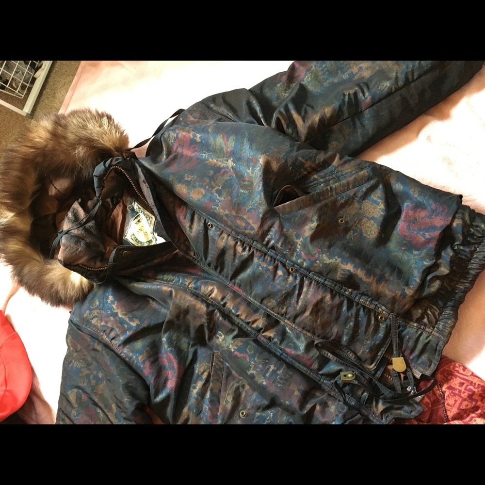 Vintage winter furry jacket