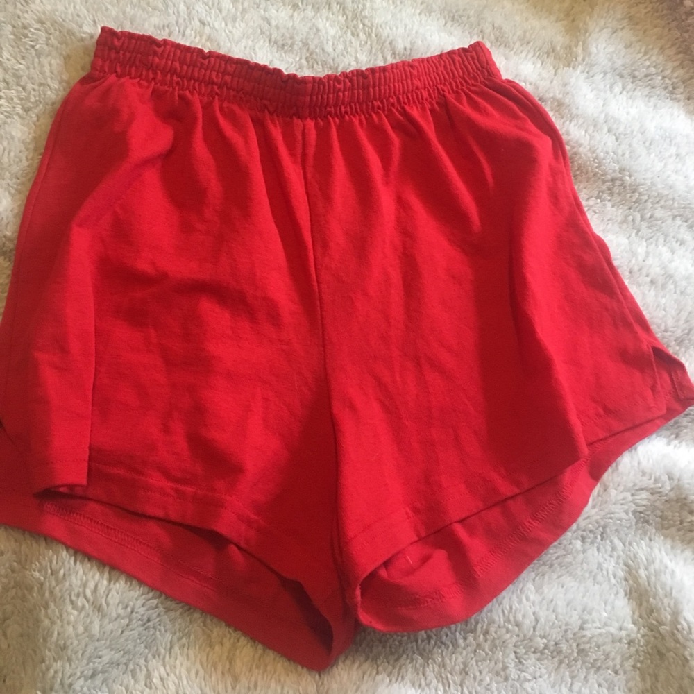 Soffe cheer shorts.