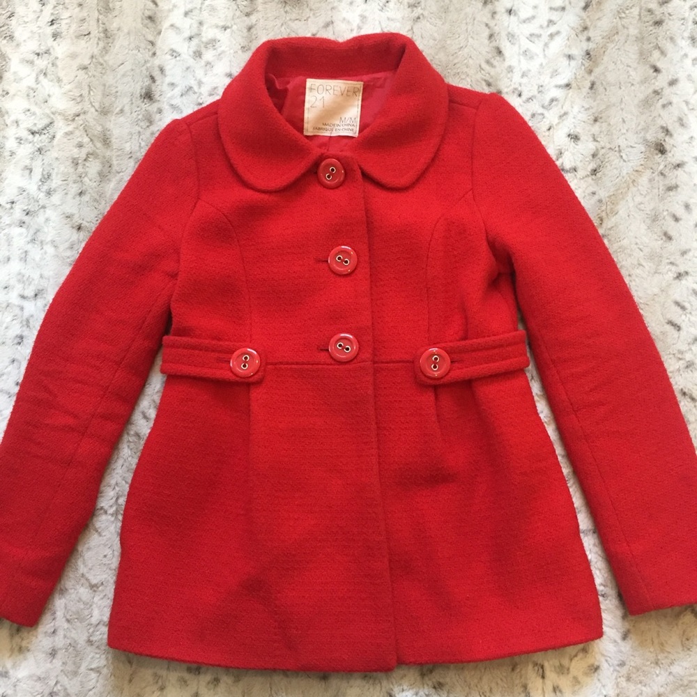 F21 Red Coat