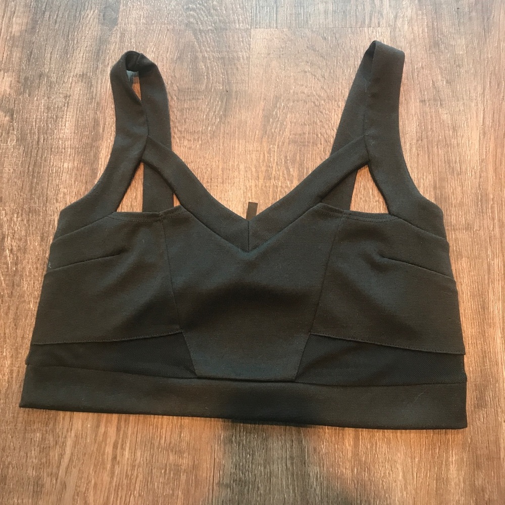 mesh crop top
