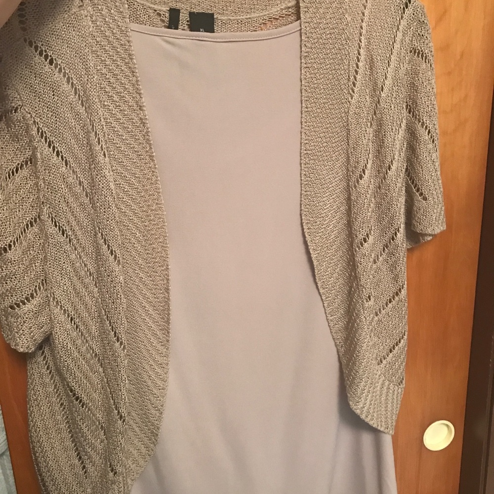 Tope dress tank and shaw.