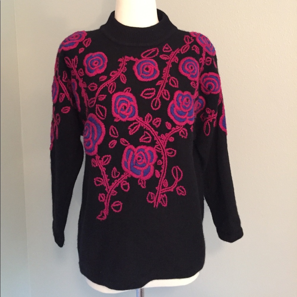 Vintage Lambswool/Angora blend tunic sweater