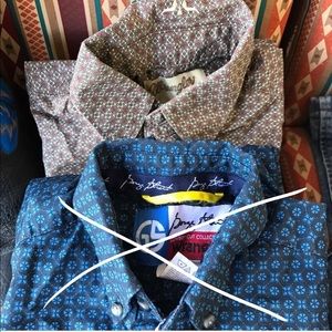 Little boys' Wrangler 20x brown shirt