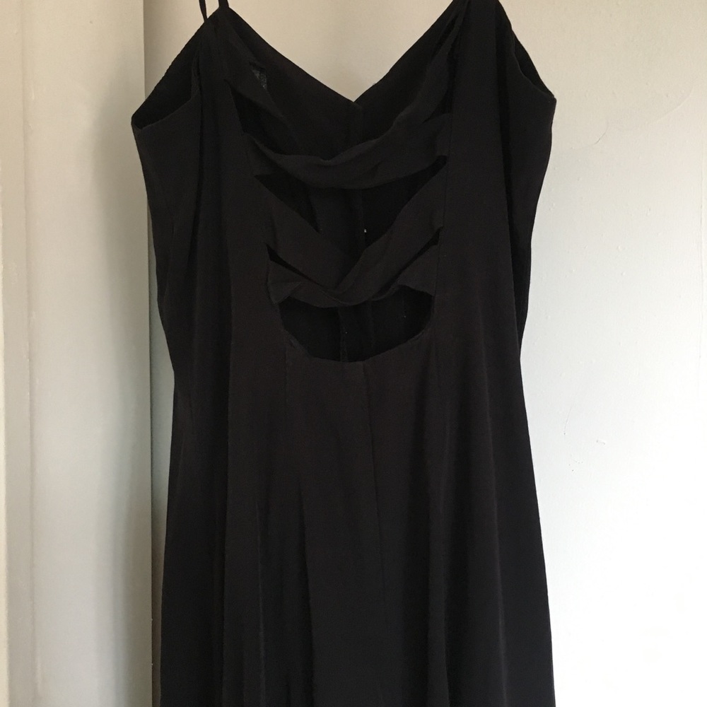 Vintage black spaghetti strap jumpsuit