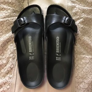 Black Birkenstocks Size 8