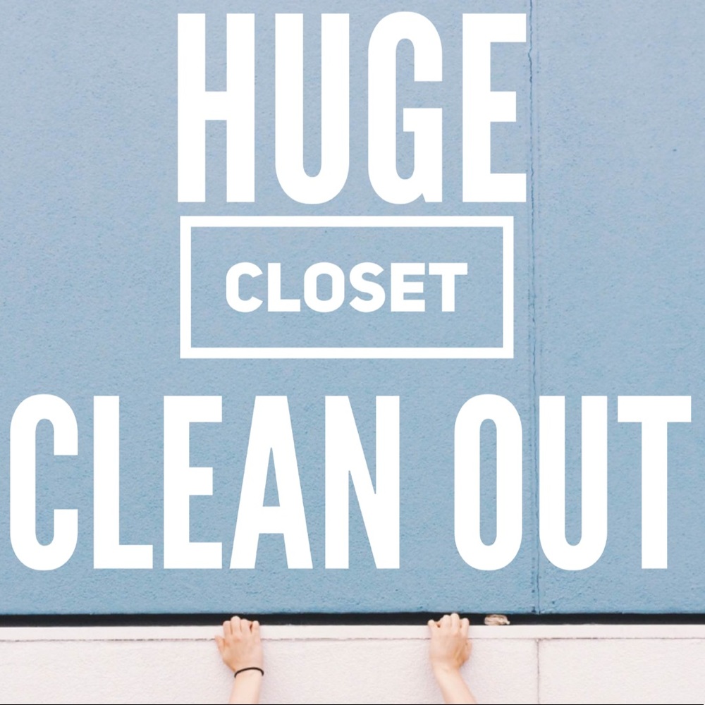 LITERALLY EVERYTHING MUST GO!!! Closet closing