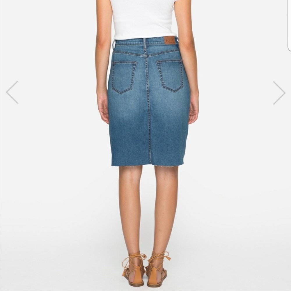 🧡Johnny was INDIGO EMBROIDERED SKIRT - Picture 3 of 7